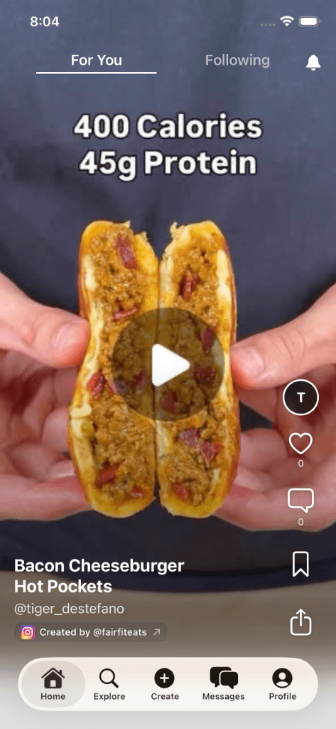 Flav feed with promoted content